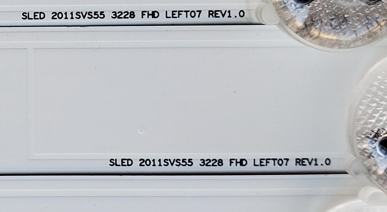 KIT DE LED´S PARA TV SAMSUNG (14 PZ) / NUMERO DE PARTE 2011SVS55 / SLED 2011SVS55 3228 RIGHT07 REV1.0 / PANEL DE550CGM-C1 / MODELO 55EH6050FXZA CH01 - Imagen 5